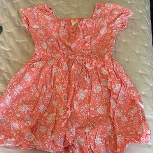 Crewcuts Pink Floral Kids Casual Dress